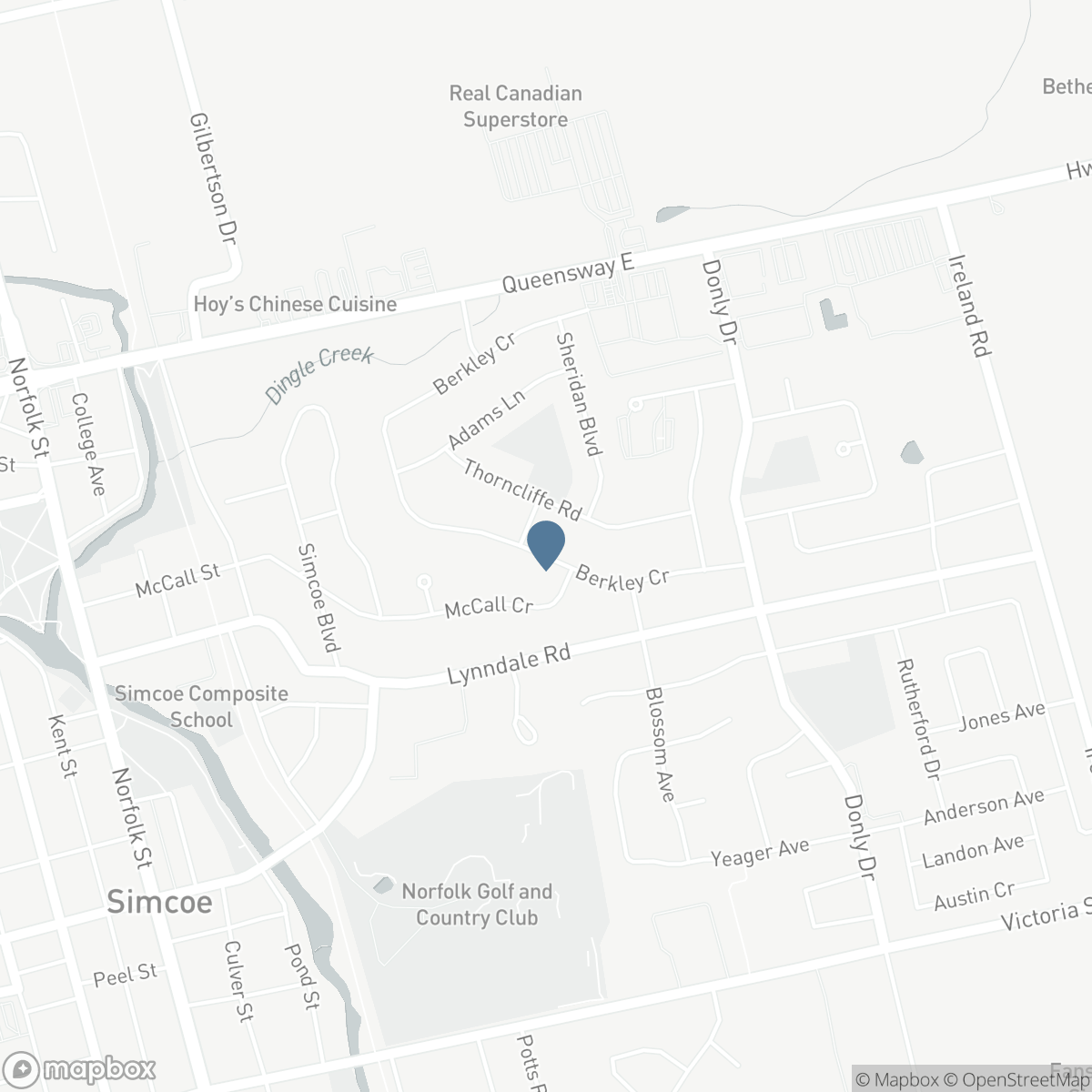 43 BERKLEY Crescent, Simcoe, Ontario N3Y 2K3
